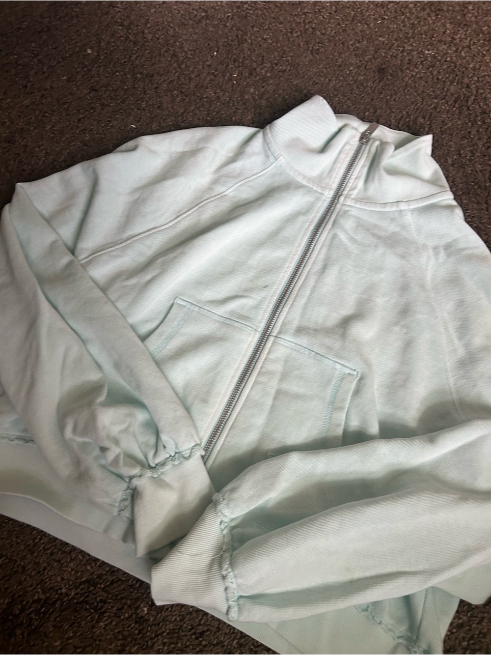 Light blue  Zip-Up Jacket